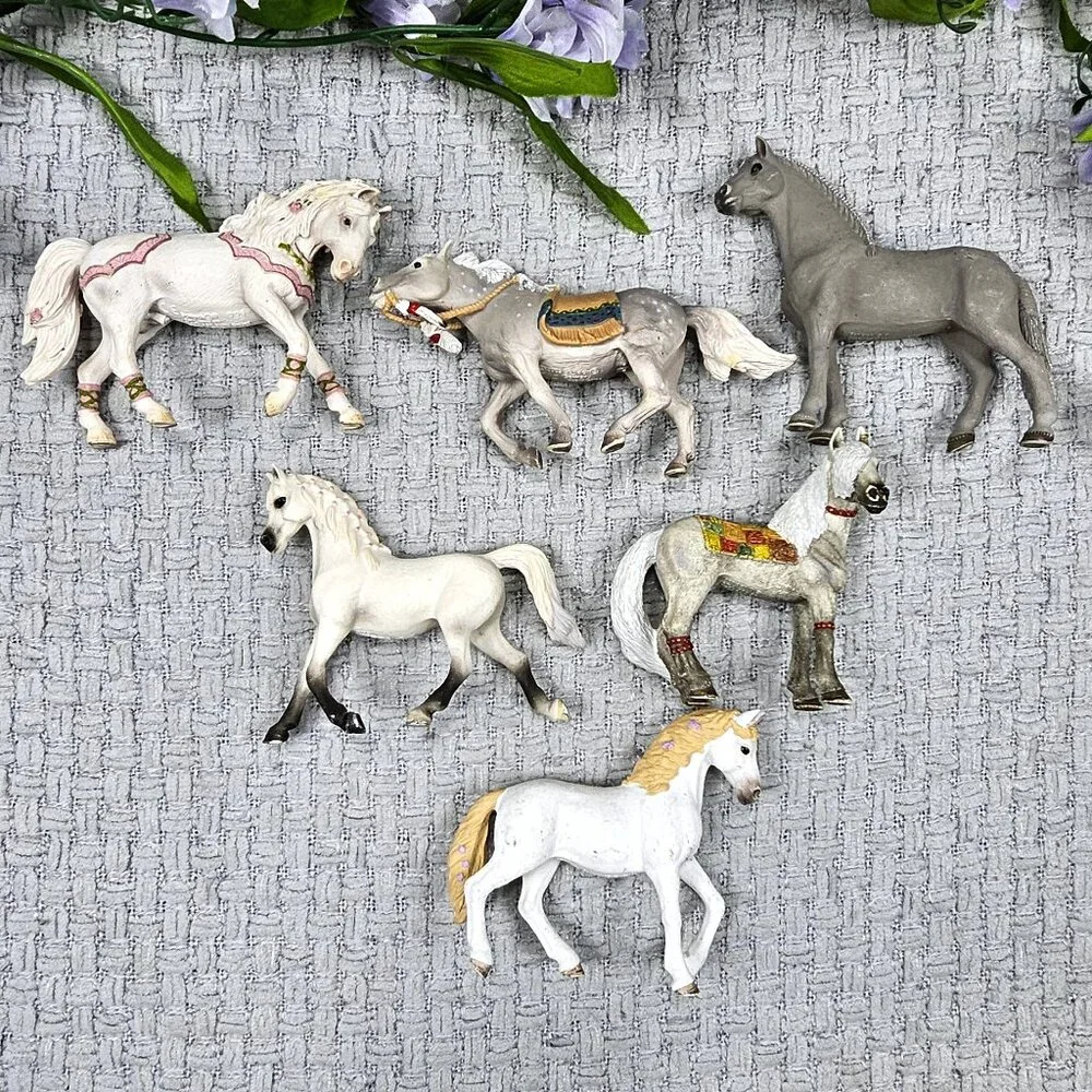 Schleich Horse Lot Six Pieces Marween 70427 World of Elves Feyas